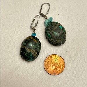 Elegant Turquoise Stone Earrings